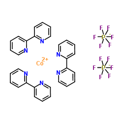 三(2,2'-二吡啶)钴(II)双(六氟磷酸盐)结构式