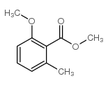 2-甲氧基-6-甲基苯甲酸甲酯结构式