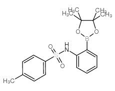 2-(对甲苯磺酰基氨基)苯基硼酸频哪醇酯结构式