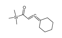 4,4-pentamethylene-2,3-butadienoyltrimethylsilane结构式