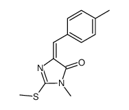 3-methyl-5-(4-methylbenzylidene)-2-(methylthio)-3,5-dihydro-4H-imidazol-4-one Structure
