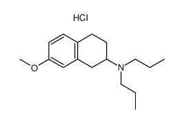 N,N-dipropyl-7-methoxy-1,2,3,4-tetrahydro-2-naphthylamine hydrochloride Structure