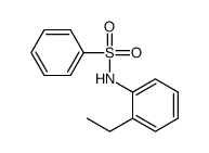 N-(2-ethylphenyl)benzenesulfonamide结构式