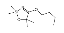 4-butoxy-2,2,5,5-tetramethyl-1,3,2-oxazasilole Structure