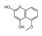 4-羟基-5-甲氧基-2(1h)-喹啉酮结构式