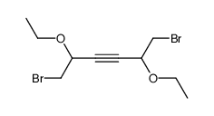 2,5-diethoxy-1,6-dibromo-hex-3-yne Structure