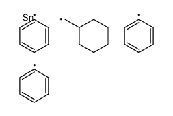 cyclohexylmethyl(triphenyl)stannane结构式