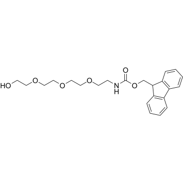 Fmoc-NH-PEG4-alcohol Structure