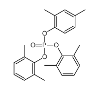 (2,4-dimethylphenyl) bis(2,6-dimethylphenyl) phosphate Structure