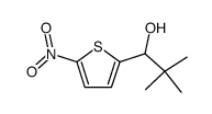 2,2-dimethyl-1-(5'-nitro-2'-thienyl)-1-propanol结构式