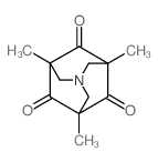 3,5,7-Trimethyl-1-aza-tricyclo[3.3.1.13,7]decane-4,6,10-trione Structure