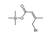 trimethylsilyl 4-bromo-3-methylbut-2-enoate Structure