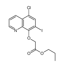 propyl 2-(5-chloro-7-iodoquinolin-8-yl)oxyacetate Structure