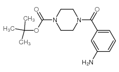 tert-butyl 4-(3-aminobenzoyl)piperazine-1-carboxylate Structure