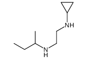 N-2-丁基-N'-环丙基乙二胺结构式