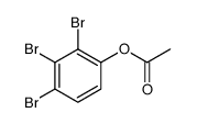 Phenol, 2,3,4-tribromo-, 1-acetate Structure