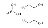 2-sulfanylethanol,sulfurous acid Structure