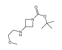 1-Boc-3-(2-甲氧基-乙基氨基)-氮杂丁烷结构式