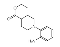 1-(2-氨基苯基)-哌啶-4-羧酸乙酯结构式