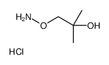 1-(氨基氧基)-2-甲基丙烷-2-醇盐酸盐结构式