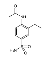 ACETAMIDE, N-[4-(AMINOSULFONYL)-2-ETHYLPHENYL]- Structure