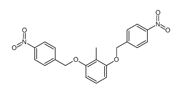 2-methyl-1,3-bis[(4-nitrophenyl)methoxy]benzene Structure