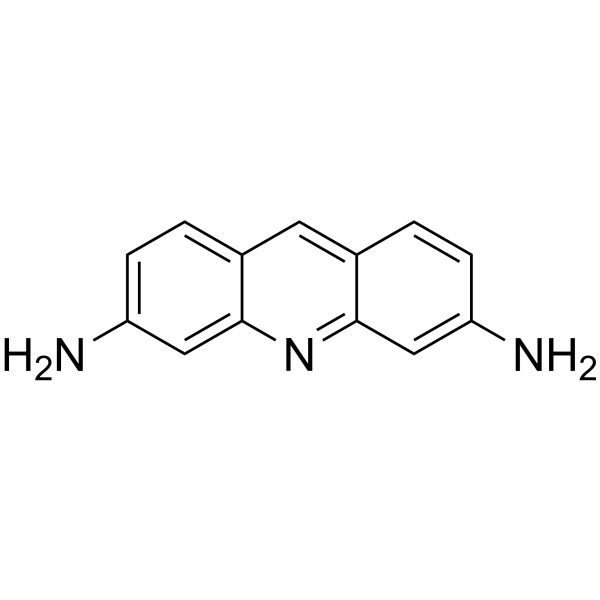 吖啶-3,6-二胺结构式