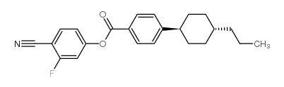 反-4-(4-正丙基环己基)苯甲酸-3-氟-4-氰基苯酯图片