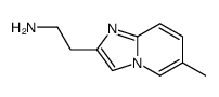 6-甲基-咪唑并[1,2-a]吡啶-2-乙胺结构式