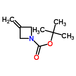 3-亚甲基吖丁啶-1-羧酸叔丁酯结构式