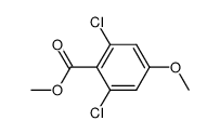 methyl 2,6-dichloro-4-methoxybenzoate结构式