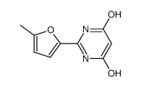 2-(5-methyl-furan-2-yl)-pyrimidine-4,6-diol结构式
