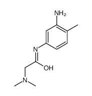 N-(3-氨基-4-甲基苯基)-2-(二甲基氨基)乙酰胺结构式