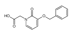 2-(3-(benzyloxy)-2-oxopyridin-1(2H)-yl)acetic acid结构式
