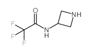 3-三氟乙酰氨基氮杂环丁烷结构式