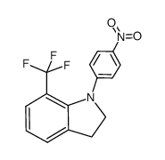 7-(trifluoromethyl)-1-(4-nitrophenyl)indoline Structure