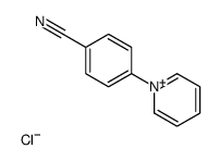 4-pyridin-1-ium-1-ylbenzonitrile,chloride Structure