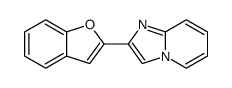 2-(1-benzofuran-2-yl)imidazo[1,2-a]pyridine结构式