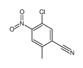 5-氯-2-甲基-4-硝基苯腈结构式
