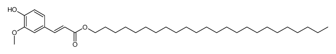 (E)-ferulic acid tetracosyl ester Structure