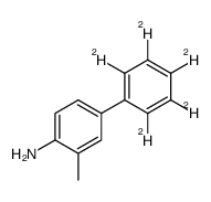 4-Amino-3-methylbiphenyl-2’,3’,4’,5’,6’-d5 Structure