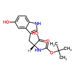 Boc-D-Trp(5-OH)-OH Structure