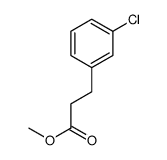 Benzenepropanoic acid, 3-chloro-, Methyl ester structure