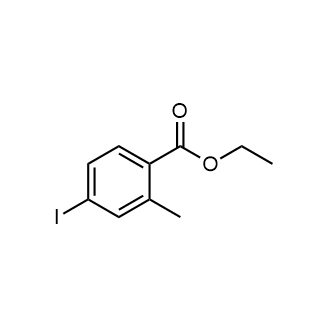 4-碘-2-甲基苯甲酸乙酯结构式