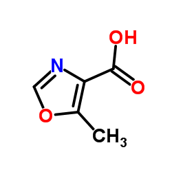 5-甲基-1,3-异恶唑-4-甲酸结构式