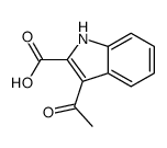 3-acetyl-1H-indole-2-carboxylic acid结构式