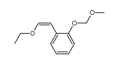 (Z)-1-(2-ethoxyethenyl)-2-(methoxymethoxy)benzene Structure