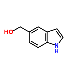 Indole-5-Methanol Structure
