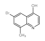 6-溴-8-甲基-4-羟基喹啉结构式