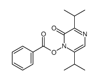 [2-oxo-3,6-di(propan-2-yl)pyrazin-1-yl] benzoate Structure